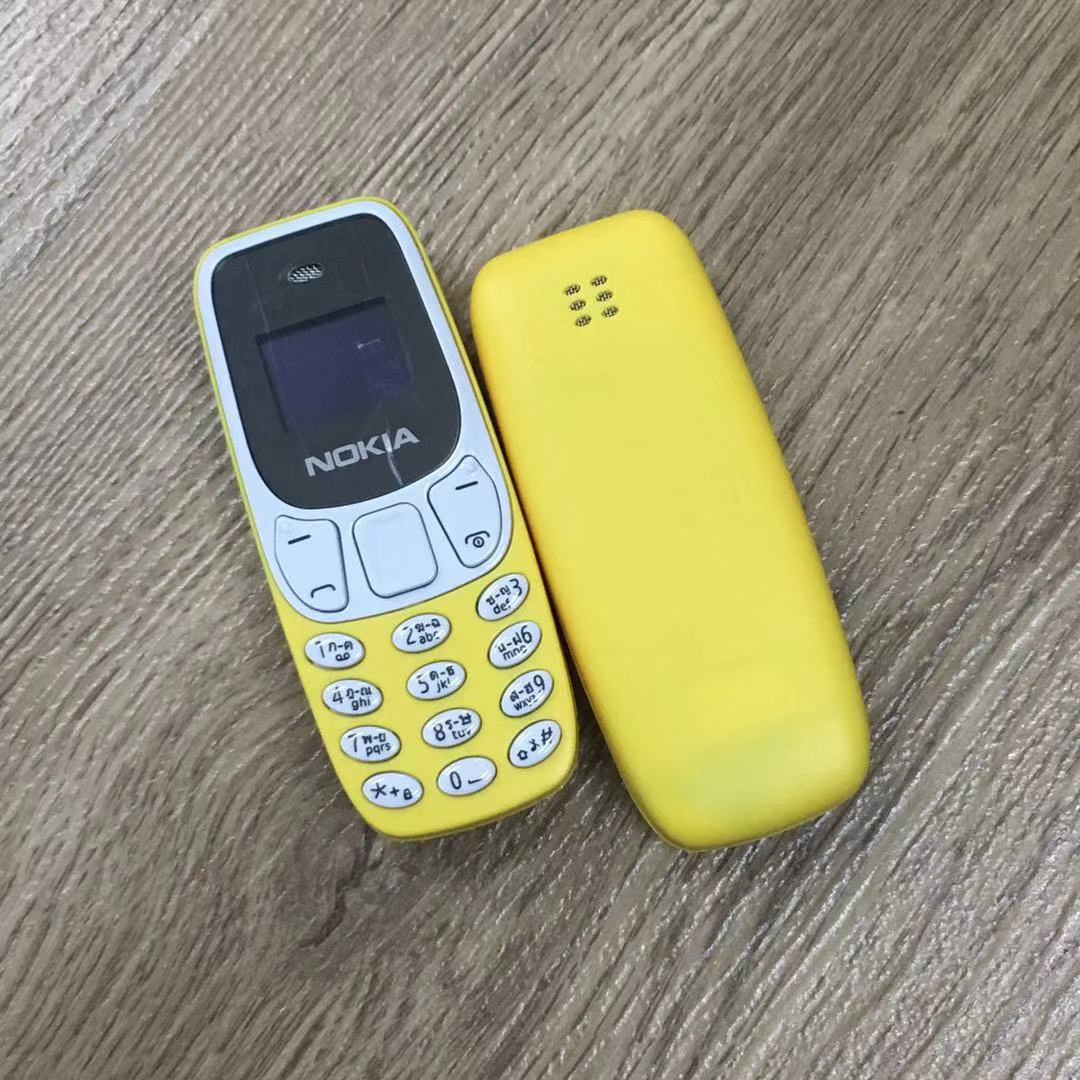 (YELLOW)NOKIA 3310 BM10 2.79 Inch Super mini Body Wireless Bluetooth Dialer Phone